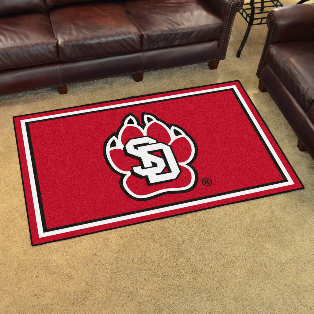 Fanmats - University of South Dakota 4x6 Rug 44''x71''
