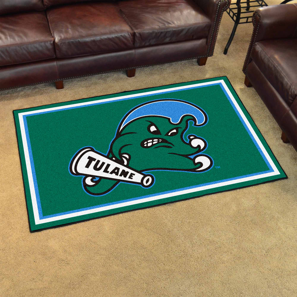 Fanmats - Tulane University 4x6 Rug 44''x71''