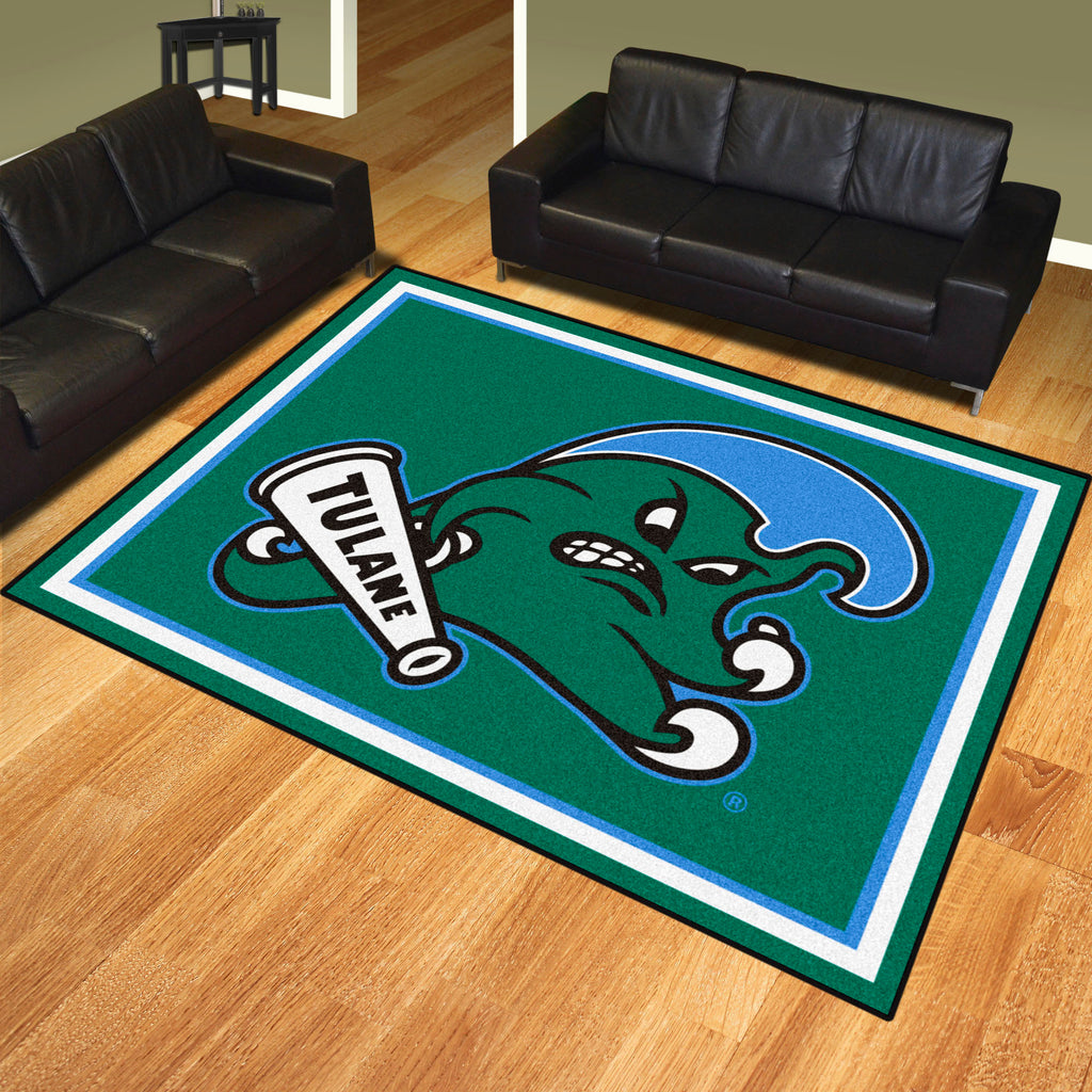 Fanmats - Tulane University 8x10 Rug 87''x117''