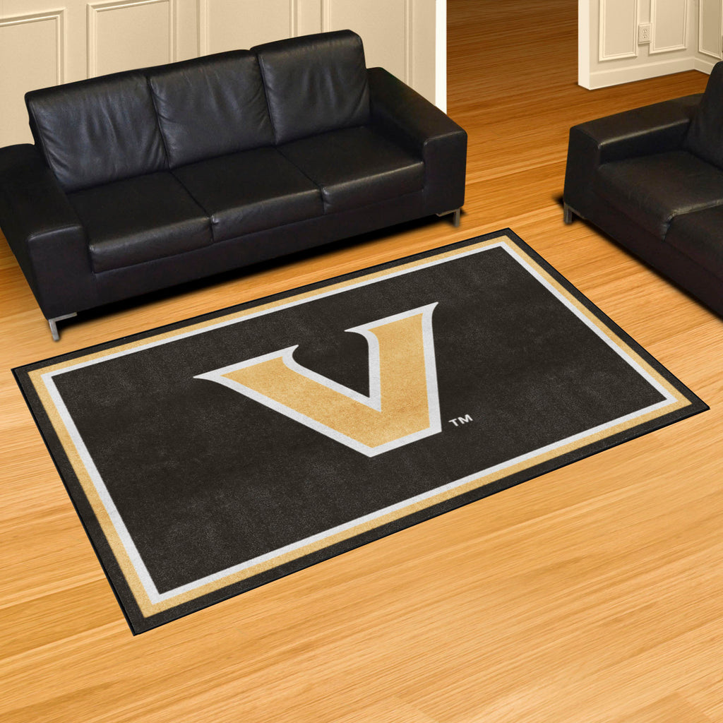 Fanmats - Vanderbilt University 5x8 Rug 59.5''x88''