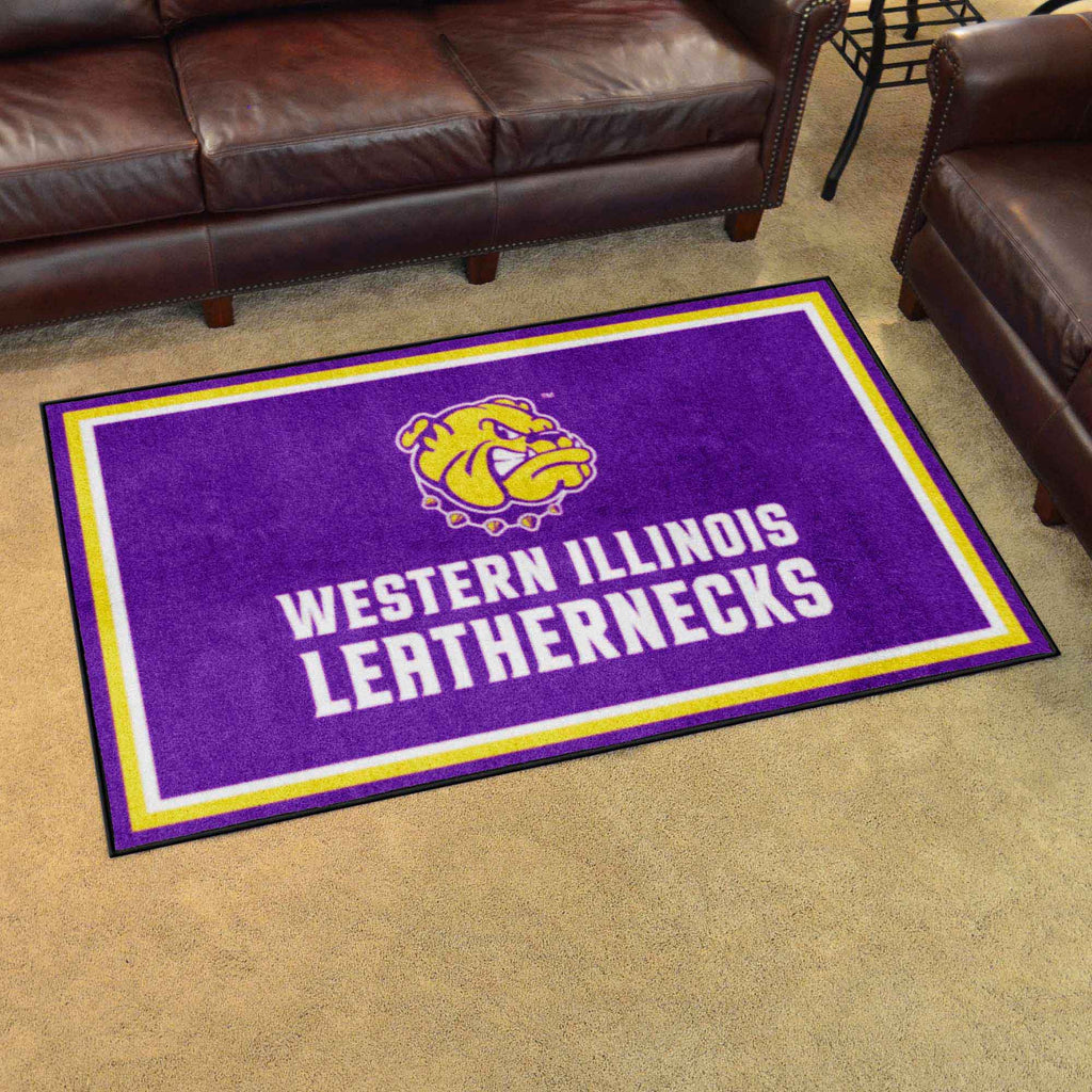 Fanmats - Western Illinois University 4x6 Rug 44''x71''