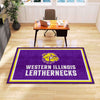 Fanmats - Western Illinois University 5x8 Rug 59.5''x88''