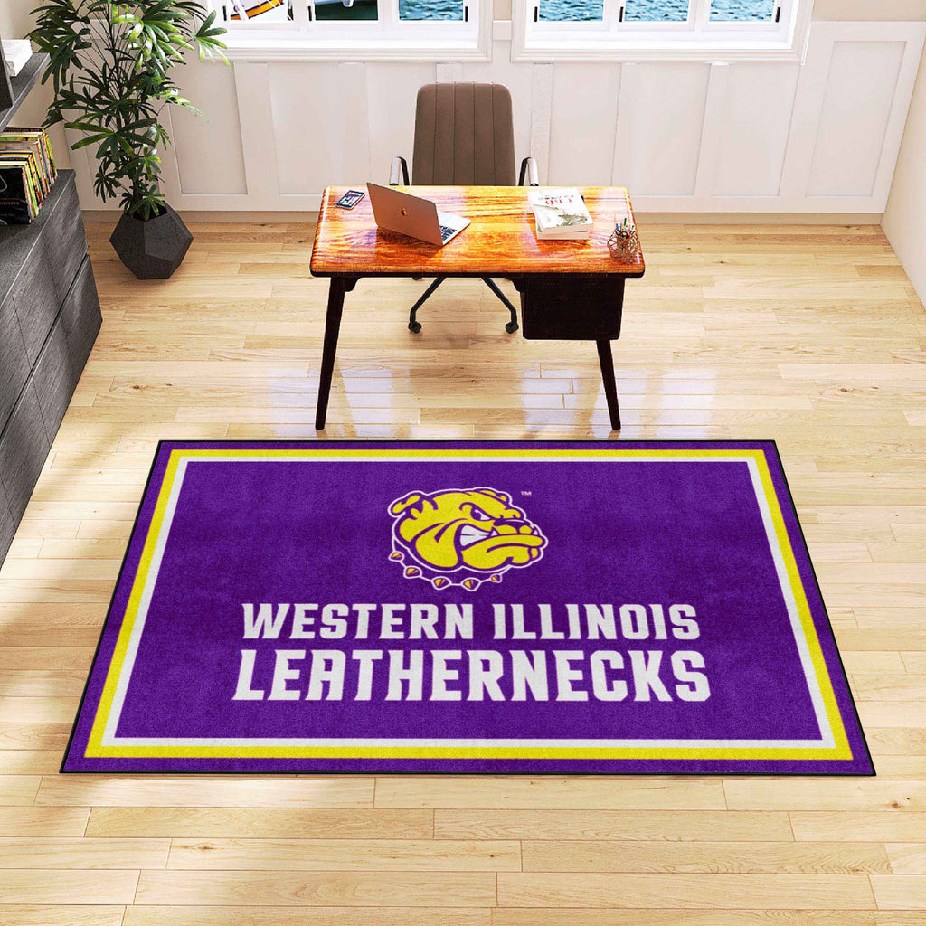 Fanmats - Western Illinois University 5x8 Rug 59.5''x88''