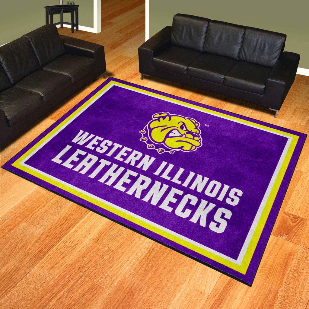 Fanmats - Western Illinois University 8x10 Rug 87''x117''