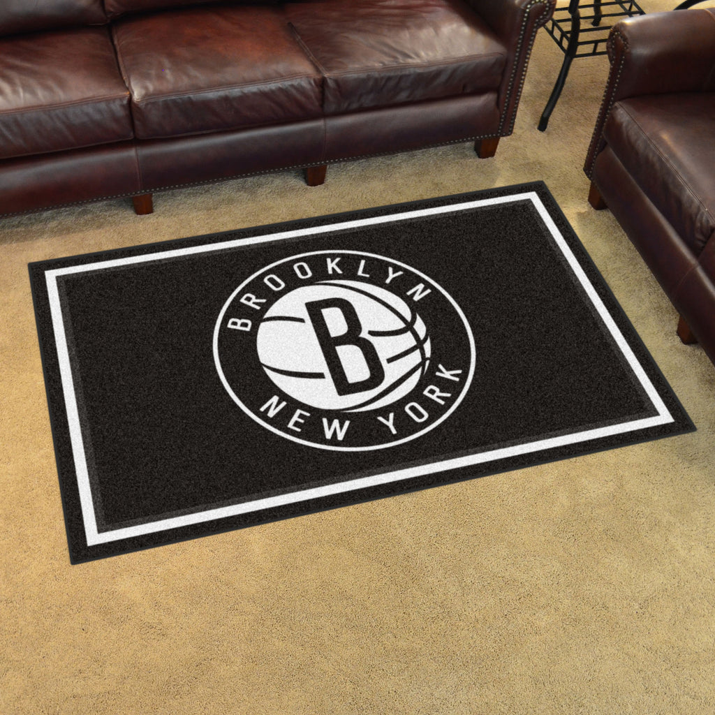 Fanmats - NBA - Brooklyn Nets 4x6 Rug 44''x71''