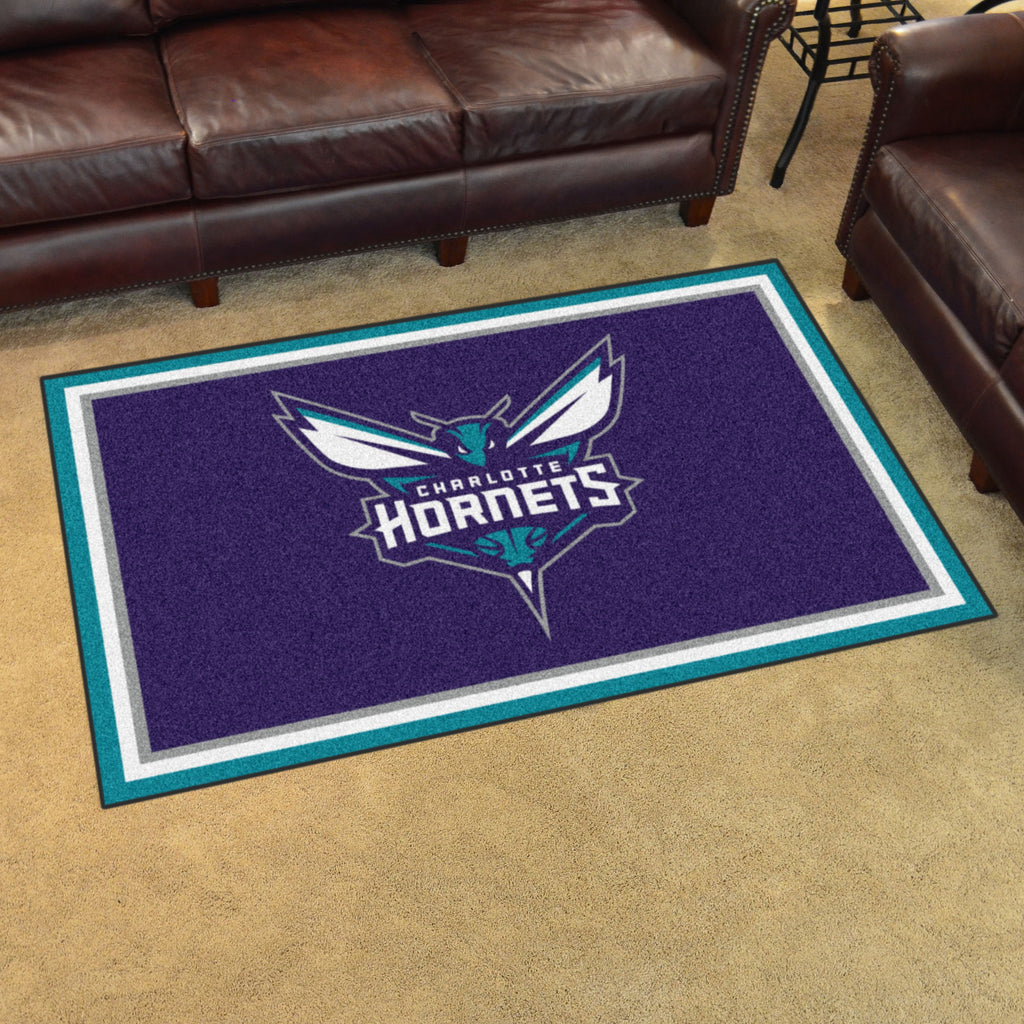 Fanmats - NBA - Charlotte Hornets 4x6 Rug 44''x71''
