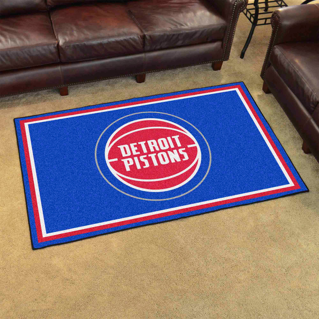 Fanmats - NBA - Detroit Pistons 4x6 Rug 44''x71''