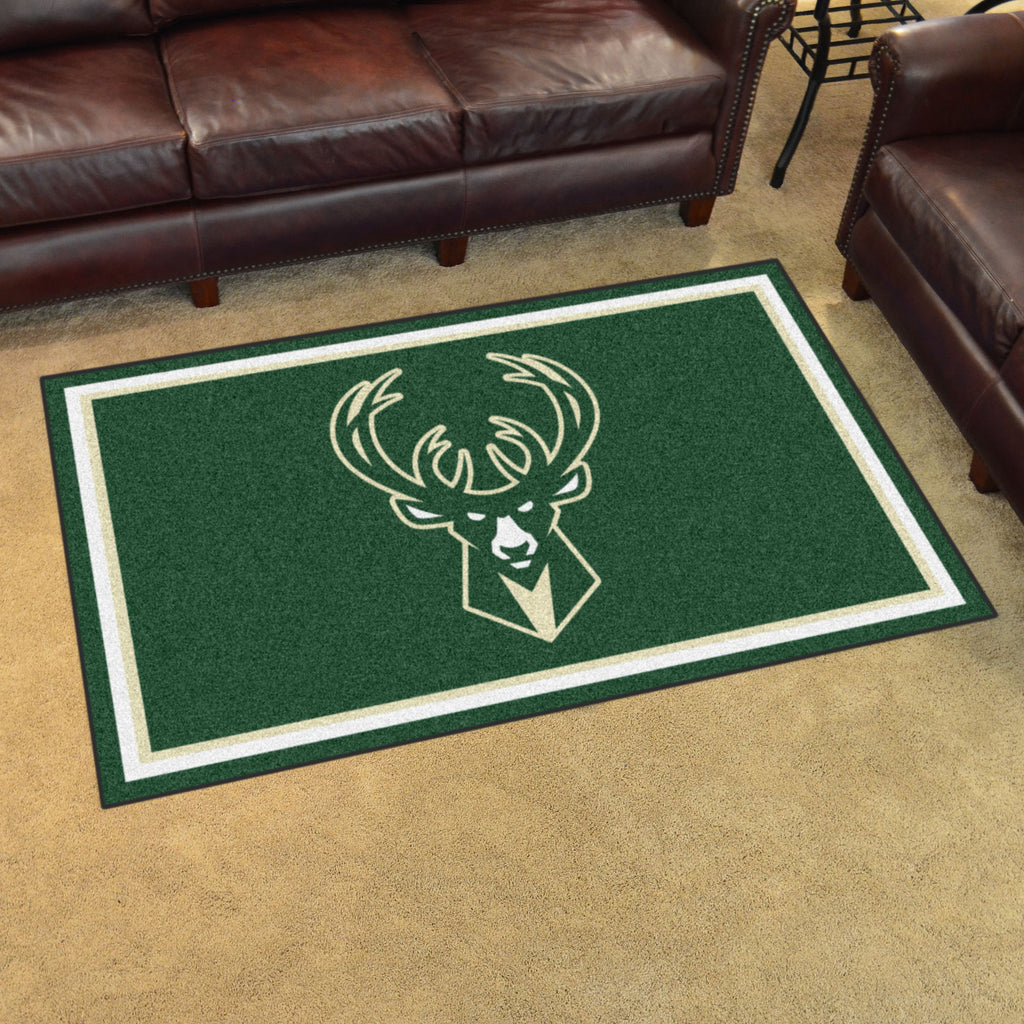Fanmats - NBA - Milwaukee Bucks 4x6 Rug 44''x71''