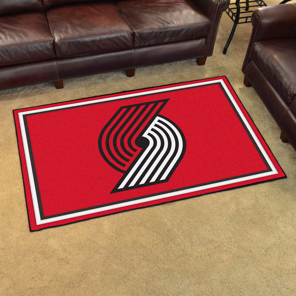 Fanmats - NBA - Portland Trail Blazers 4x6 Rug 44''x71''