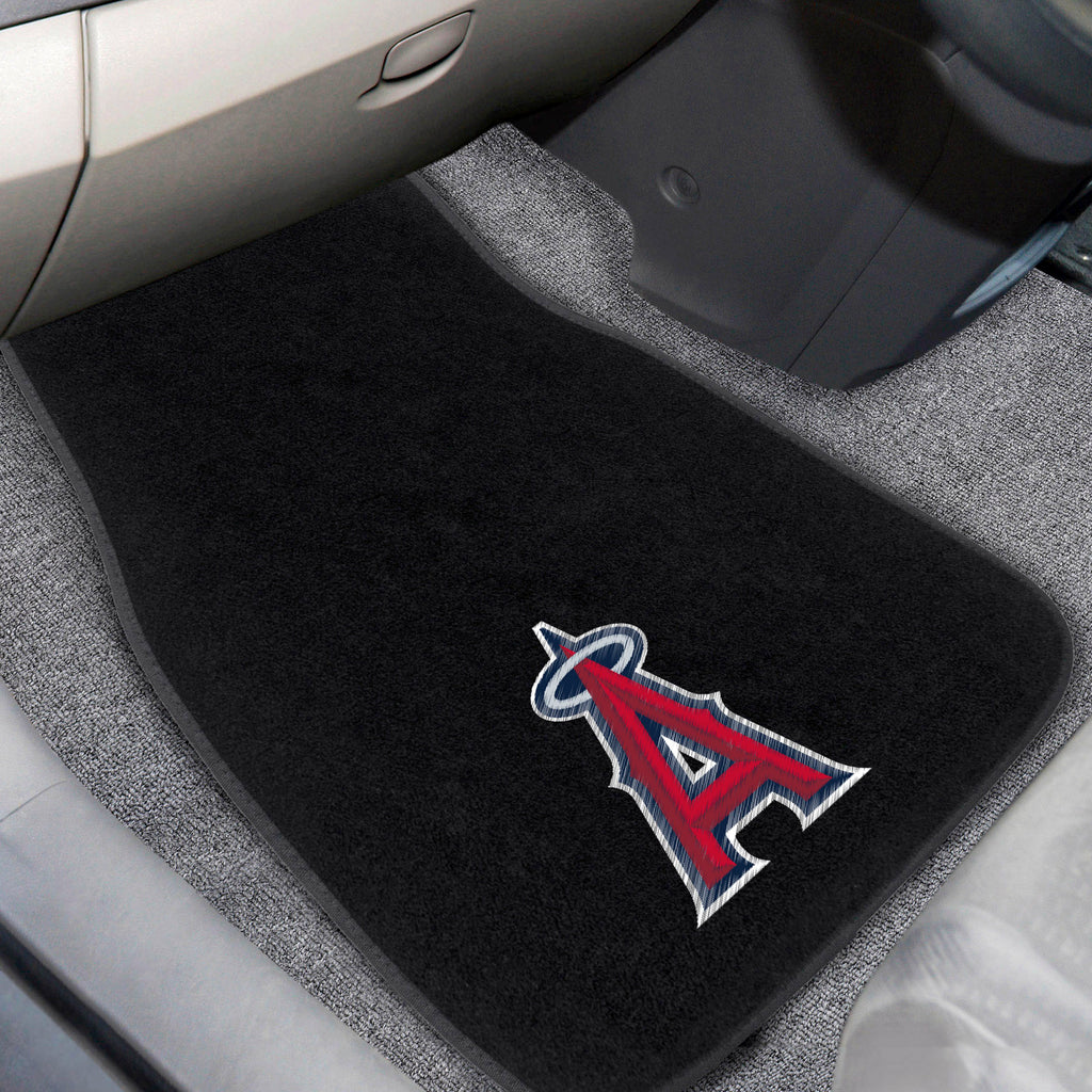 Fanmats - MLB - Los Angeles Angels 2-pc Embroidered Car Mat Set 17''x25.5''