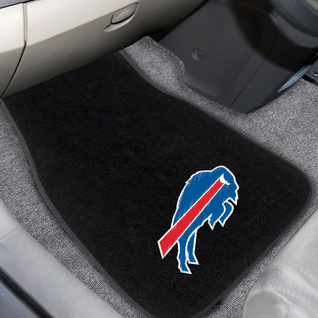 Fanmats - NFL - Buffalo Bills 2-pc Embroidered Car Mat Set 17''x25.5''