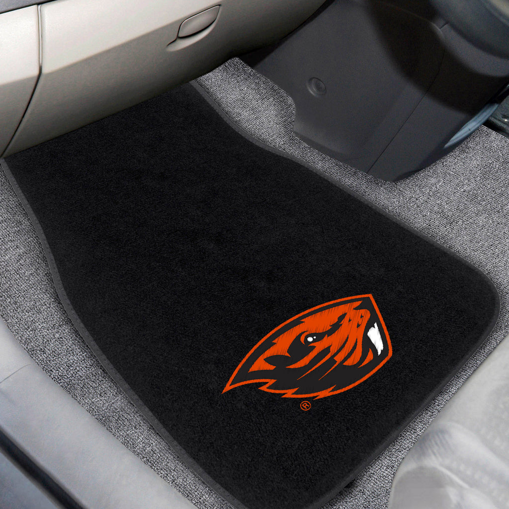 Fanmats - Oregon State University 2-pc Embroidered Car Mat Set 17''x25.5''