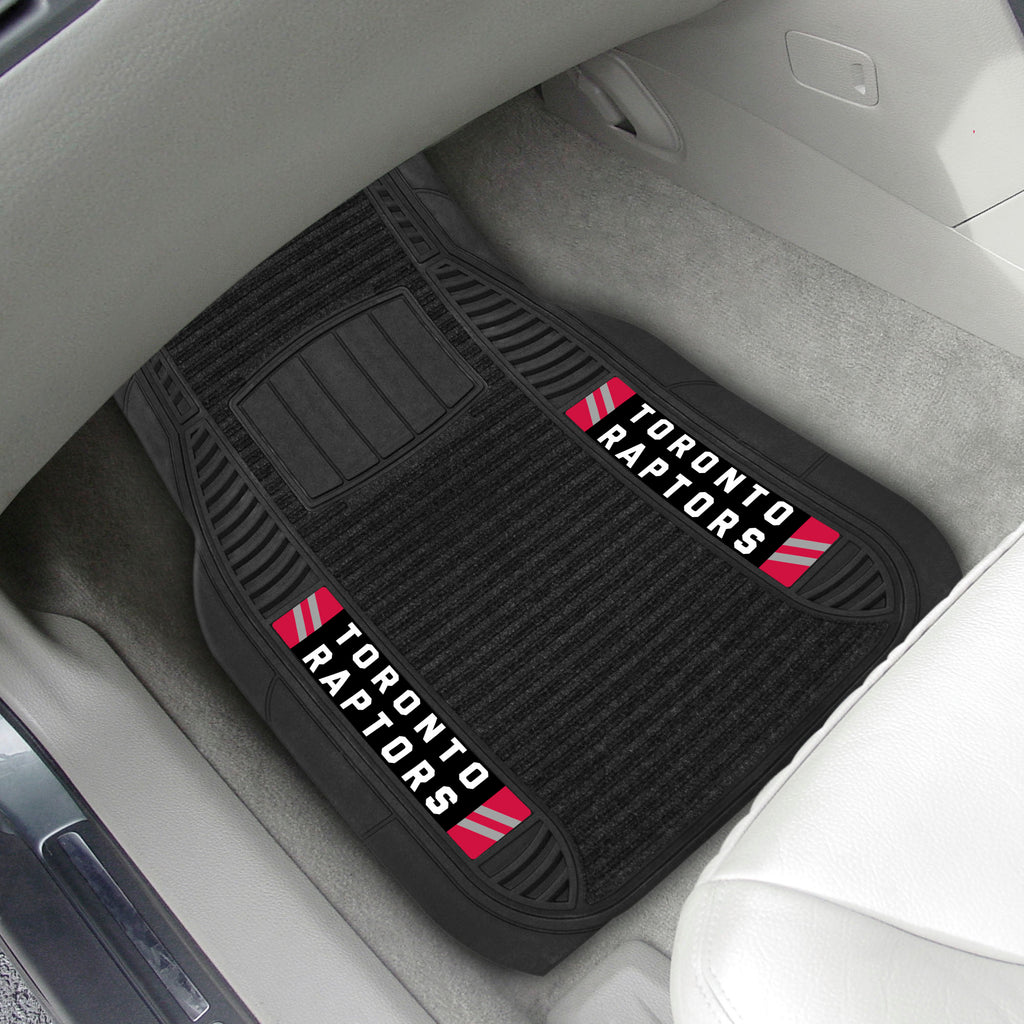 Fanmats - NBA - Toronto Raptors 2-pc Deluxe Car Mat Set 21''x27''