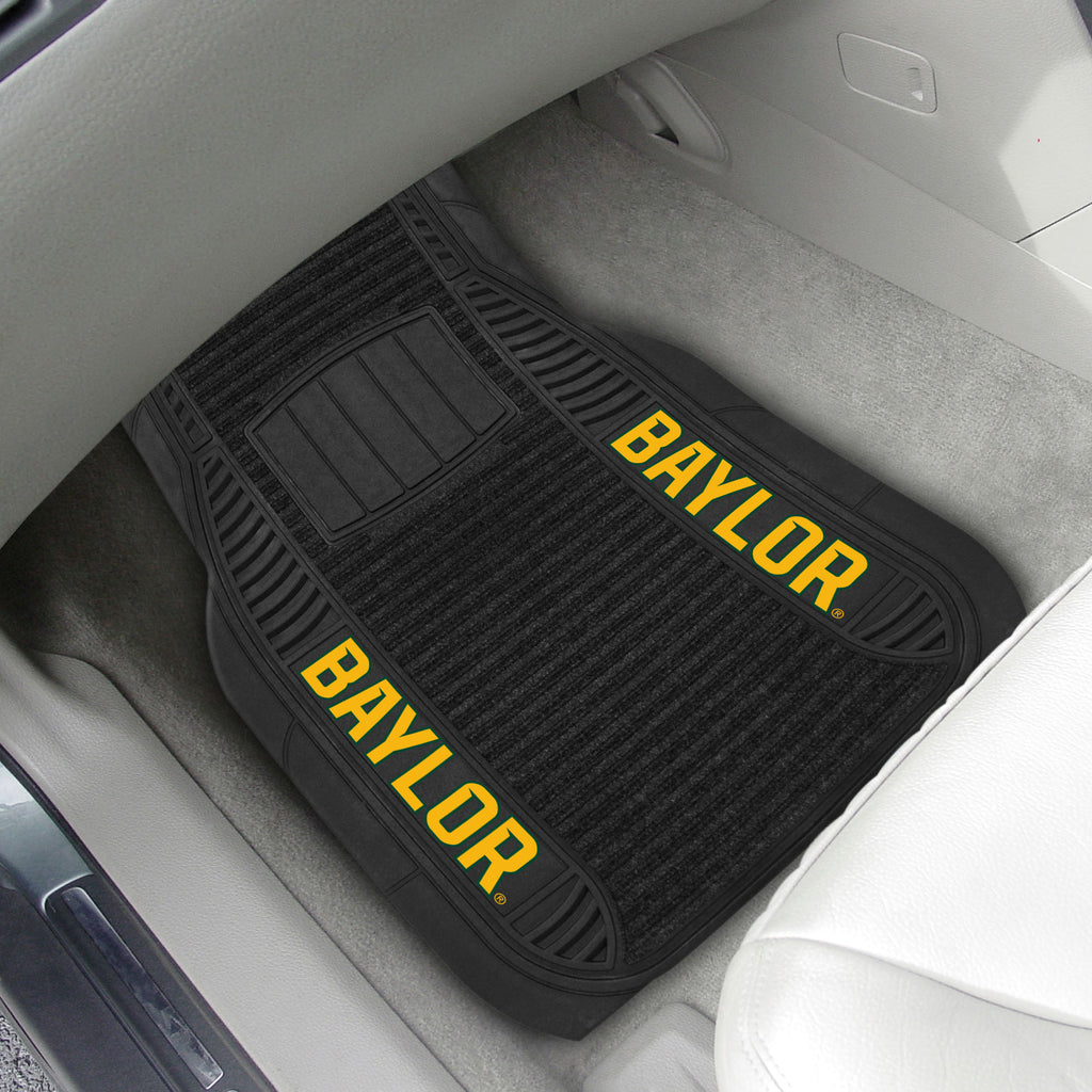 Fanmats - Baylor University 2-pc Deluxe Car Mat Set 21''x27''