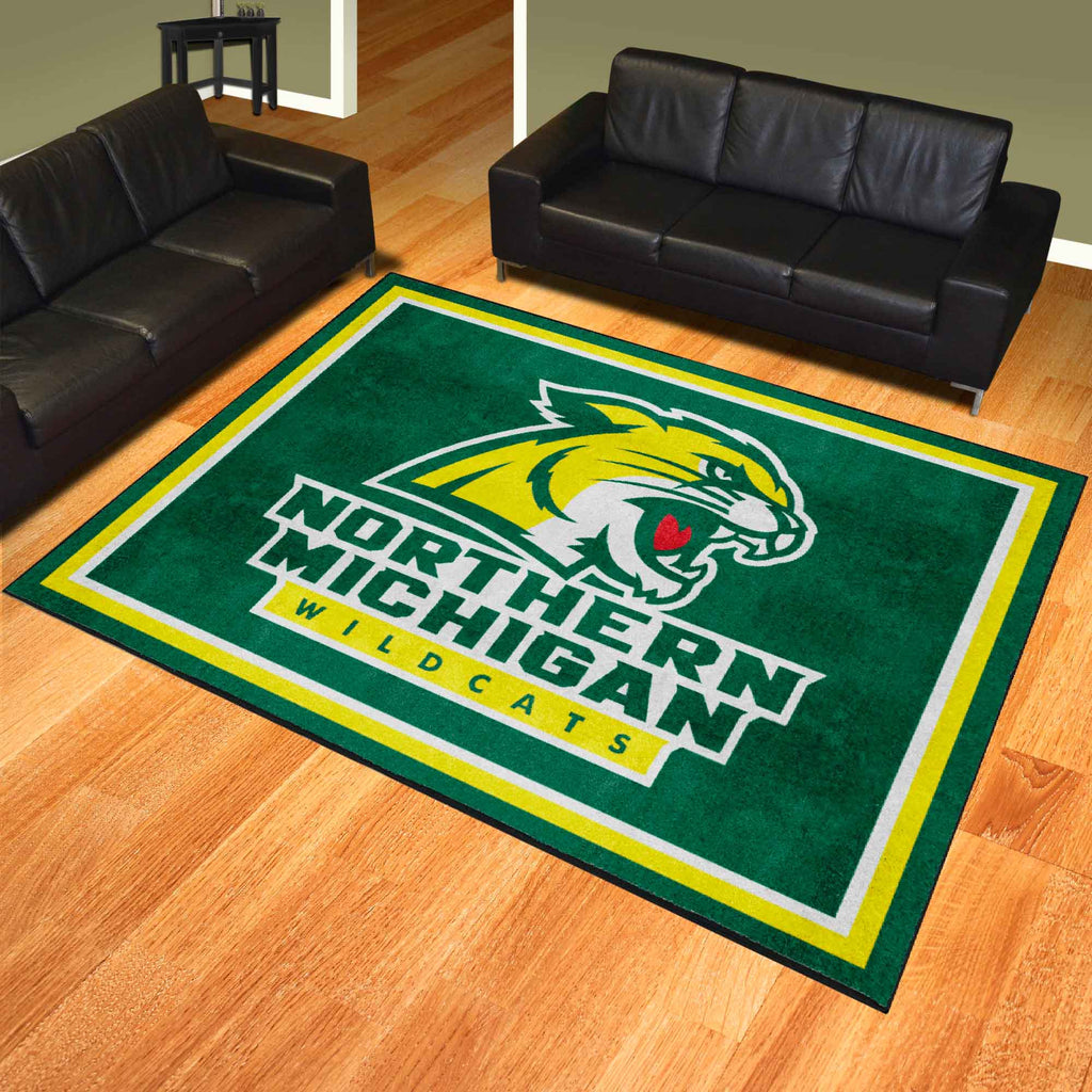 Fanmats - Northern Michigan University 8x10 Rug 87''x117''