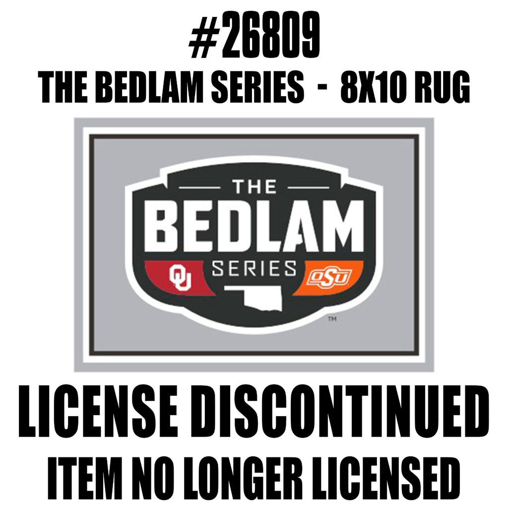 Fanmats - The Bedlam Series - Oklahoma / Oklahoma State 8x10 Rug 87''x117''