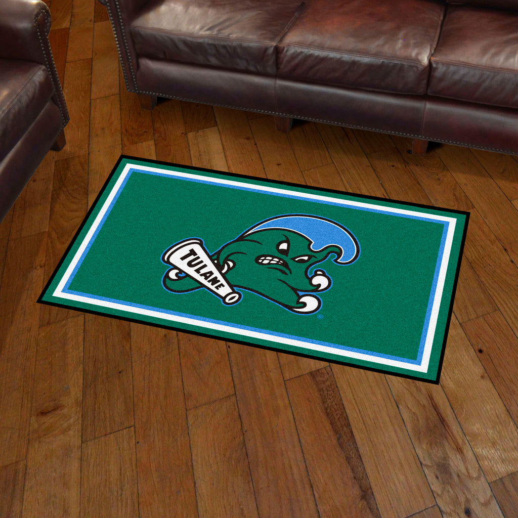 Fanmats - Tulane University 3x5 Rug 36''x 60''