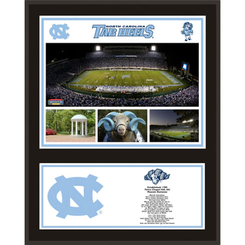 North Carolina Tar Heels 12'' x 15'' Sublimated Team Plaque