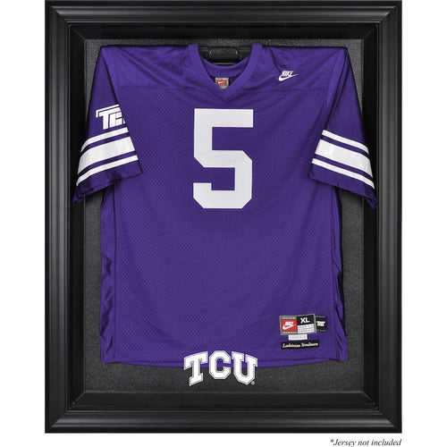TCU Horned Frogs Black Framed Logo Jersey Display Case