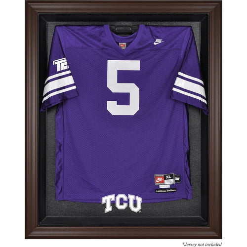 TCU Horned Frogs Brown Framed Logo Jersey Display Case