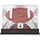 Auburn Tigers Mahogany Base Logo Football Display Case with Mirror Back