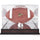 Louisville Cardinals Mahogany Base Logo Football Display Case with Mirror Back