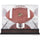 Miami Hurricanes Mahogany Base Logo Football Case with Mirror Back