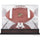 Minnesota Golden Gophers Mahogany Base Logo Football Display Case with Mirror Back