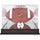 Notre Dame Fighting Irish Mahogany Base Logo Football Display Case with Mirror Back