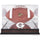 Georgia Bulldogs Mahogany Base Logo Football Display Case with Mirror Back