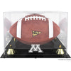 Minnesota Golden Gophers Golden Classic Logo Football Display Case with Mirror Back