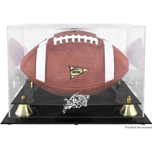 Navy Midshipmen Golden Classic Football Display Case with Mirror Back