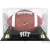 Pittsburgh Panthers Golden Classic Team Logo Football Display Case with Mirror Back
