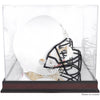 Illinois Fighting Illini Mahogany Helmet Display Case with Mirrored Back