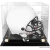 Kansas Jayhawks Golden Classic Logo Helmet Display Case with Mirrored Back