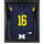 Michigan Wolverines Black Framed Logo Jersey Display Case