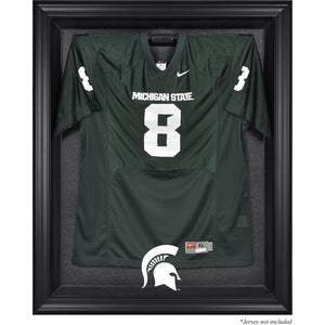 Michigan State Spartans Black Framed Logo Jersey Display Case