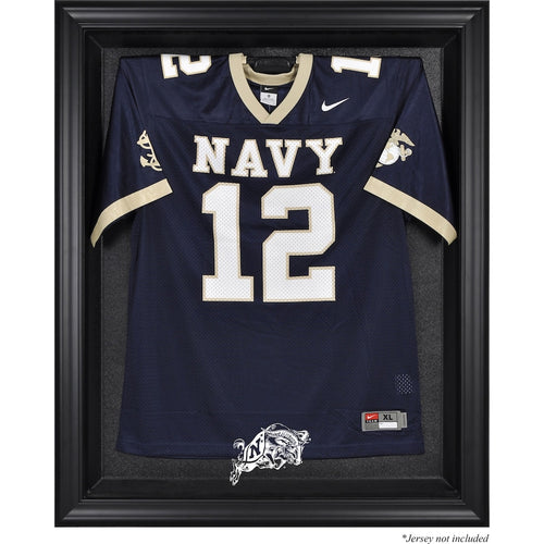 Navy Midshipmen Black Framed Logo Jersey Display Case
