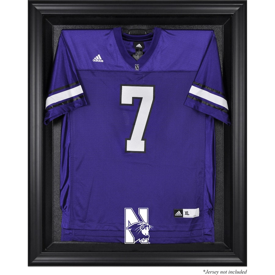 Northwestern Wildcats Black Framed Logo Jersey Display Case