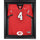 Georgia Bulldogs Black Framed Logo Jersey Display Case
