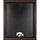 Iowa Hawkeyes Brown Framed Logo Jersey Display Case