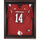 Louisville Cardinals Brown Framed Logo Jersey Display Case