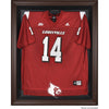 Louisville Cardinals Brown Framed Logo Jersey Display Case
