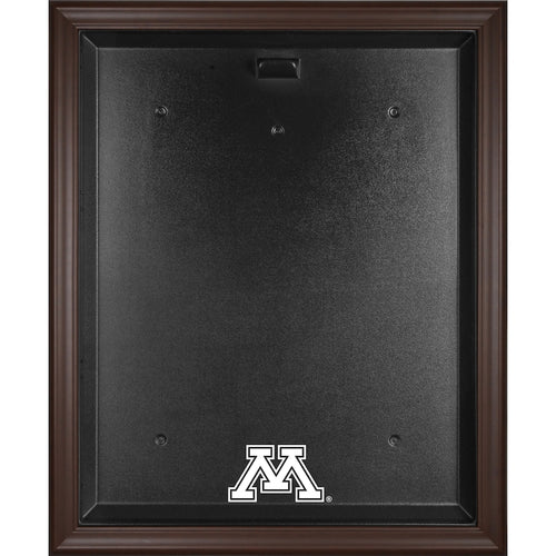 Minnesota Golden Gophers Brown Framed Logo Jersey Display Case