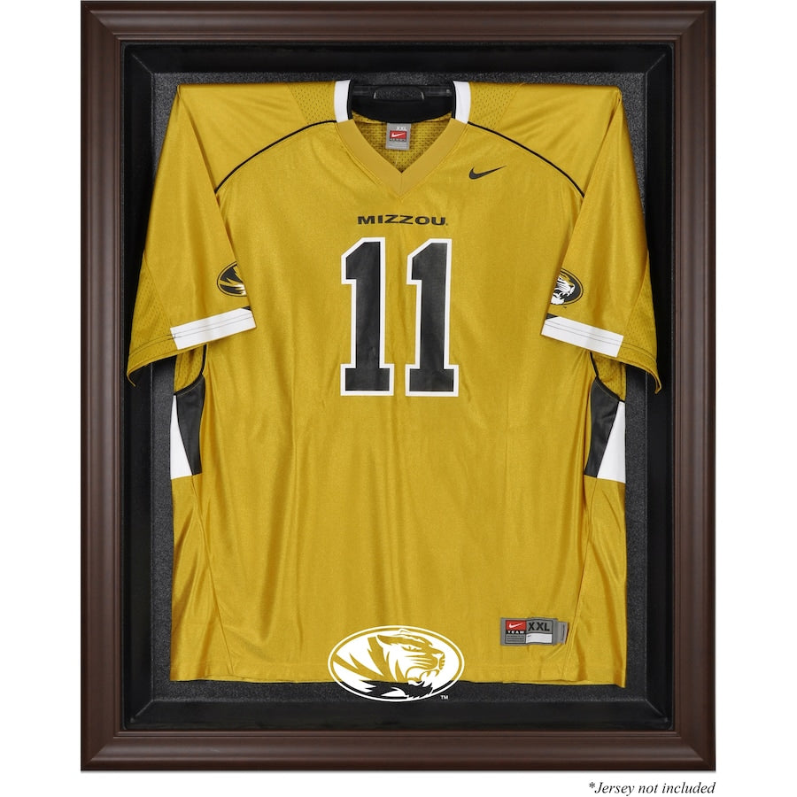 Missouri Tigers Brown Framed Logo Jersey Display Case