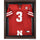 Nebraska Huskers Brown Framed Logo Jersey Display Case
