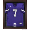 Northwestern Wildcats Brown Framed Logo Jersey Display Case