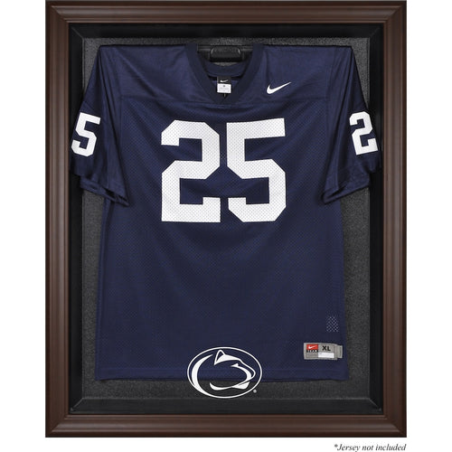 Penn State Nittany Lions Brown Framed Logo Jersey Display Case