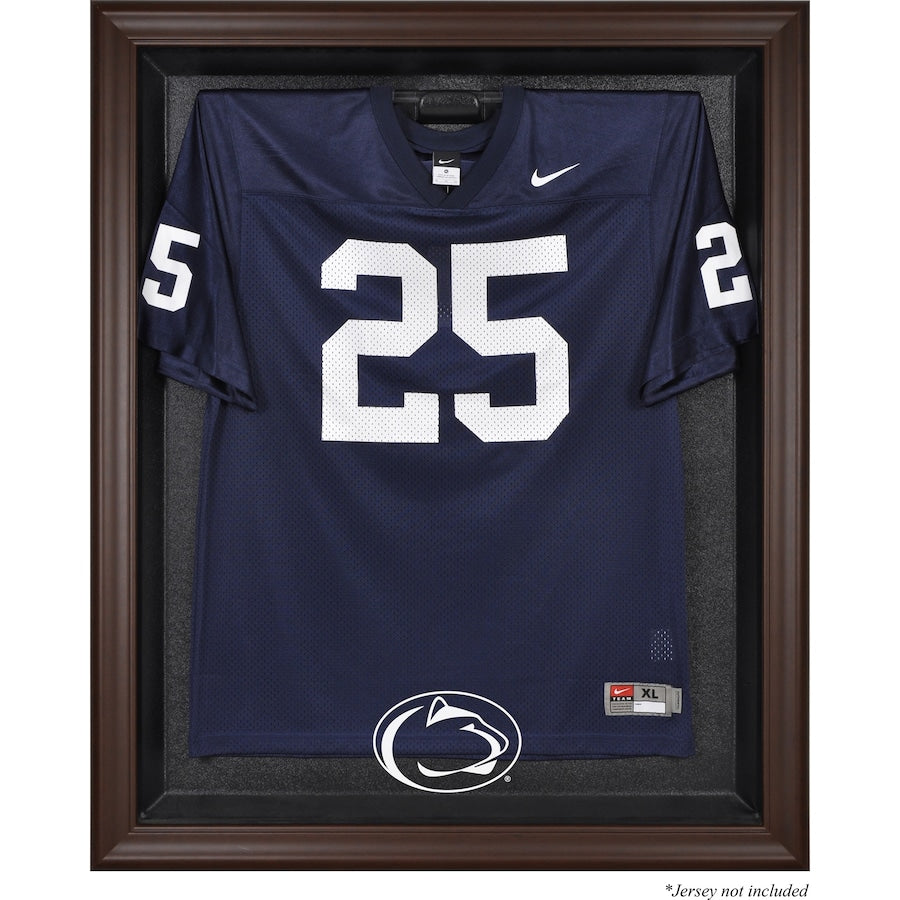 Penn State Nittany Lions Brown Framed Logo Jersey Display Case