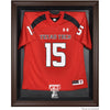 Texas Tech Red Raiders Brown Framed Logo Jersey Display Case
